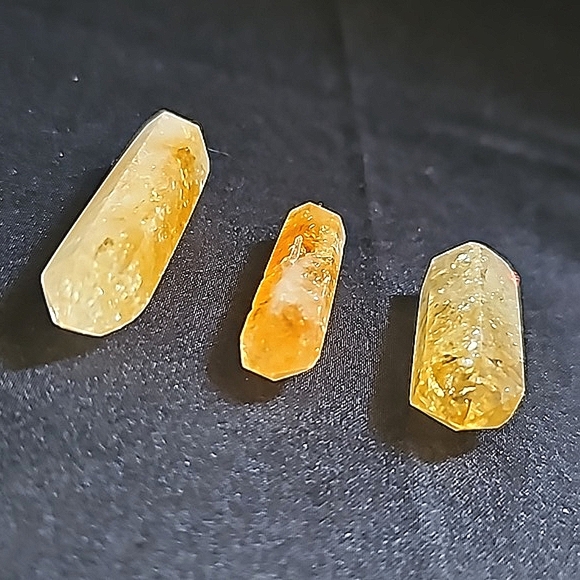 Yellow Tourmaline Stone Crystal Point - Picture 2 of 9